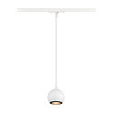 SLV 1-faset pendul LIGHT EYE� 90 GU10 IP20, hvid d�mpbar
