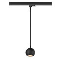 3-faset pendul LIGHT EYE� 90 down, balleformet GU10 IP20, sort mat d�mpbar