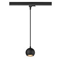 3-faset pendul LIGHT EYE� 90 down, balleformet GU10 IP20, sort mat d�mpbar