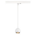 SLV 3-faset pendul LIGHT EYE� 90 down, balleformet GU10 IP20, hvid mat d�mpbar