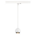 SLV 3-faset pendul LIGHT EYE� 90 down, balleformet GU10 IP20, hvid mat d�mpbar