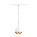 SLV 1-faset pendul LIGHT EYE� 150 GU10 IP20, hvid d�mpbar