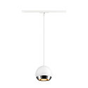 SLV 1-faset pendul LIGHT EYE� 150 GU10 IP20, hvid d�mpbar