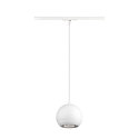SLV 1-faset pendul LIGHT EYE� 150 GU10 IP20, hvid d�mpbar