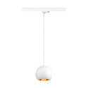 3-faset pendul LIGHT EYE� 150 down, balleformet GU10 IP20, hvid mat d�mpbar