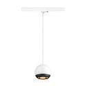 3-faset pendul LIGHT EYE� 150 down, balleformet GU10 IP20, hvid mat d�mpbar