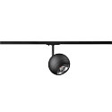 SLV 1-faset spot LIGHT EYE� 150 svingbar, drejelig GU10 IP20, sort d�mpbar