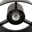 SLV outdoor ceiling luminaire PHOTONI CYL cylindrical, with spacer E27 IP65, black matt dimmable