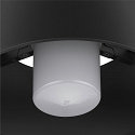 SLV outdoor ceiling luminaire PHOTONI CYL cylindrical, with spacer E27 IP65, black matt dimmable