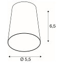SLV Lampesk�rm PURI 2.0 - CONE konisk, hvid