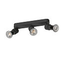 SLV V�g- og Loftlampe PURI 2.0 BASIC LONG rund, lang GU10 IP20, sort d�mpbar