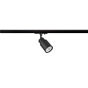 SLV 1-phase spot PURI 2.0 - TUBE cylindrical, adjustable GU10 IP20, black dimmable