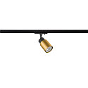 SLV 1-faset spot PURI 2.0 - TUBE cylindrisk, justerbar GU10 IP20, guld, sort d�mpbar