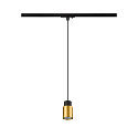 SLV 1-faset pendul PURI 2.0 - TUBE cylindrisk GU10 IP20, sort d�mpbar