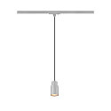 1-faset pendul PURI 2.0 - TUBE cylindrisk GU10 IP20, gr� d�mpbar