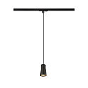 1-faset pendul PURI 2.0 - CONE konisk GU10 IP20, sort d�mpbar