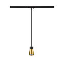 SLV 1-faset pendul PURI 2.0 - DOME halvrund GU10 IP20, sort d�mpbar