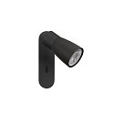 SLV wall and ceiling luminaire PURI 2.0 - DOME square, with switch GU10 IP20, black dimmable