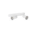 SLV wall and ceiling luminaire PURI 2.0 - CONE 2 flames, asymmetrical GU10 IP20, white dimmable