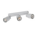 SLV V�g- og Loftlampe PURI 2.0 - TUBE 3-flammer, lang GU10 IP20, gr� d�mpbar
