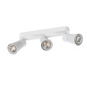SLV V�g- og Loftlampe PURI 2.0 - CONE 3-flammer, lang GU10 IP20, hvid d�mpbar
