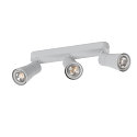 SLV V�g- og Loftlampe PURI 2.0 - CONE 3-flammer, lang GU10 IP20, gr� d�mpbar
