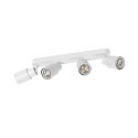 SLV V�g- og Loftlampe PURI 2.0 - TUBE 4-flammer, lang GU10 IP20, hvid d�mpbar