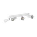 SLV V�g- og Loftlampe PURI 2.0 - CONE 4-flammer, lang GU10 IP20, hvid d�mpbar