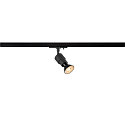 1-faset spot PURI 2.0 BASIC svingbar, drejelig GU10 IP20, sort d�mpbar