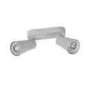SLV V�g- og Loftlampe PURI 2.0 - CONE 2-flammer, lang GU10 IP20, gr� d�mpbar