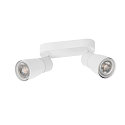 SLV wall and ceiling luminaire PURI 2.0 - DOME 2 flames, long GU10 IP20, white dimmable