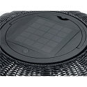 SLV solar floor lamp ADEGAN IP65, black dimmable