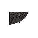 SLV solar floor lamp ADEGAN FLAT IP65, black dimmable