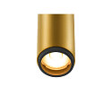 SLV Skinne spot GRIP! S 48V DALI svingbar, til VDU-arbejdsstation, DALI styrbar IP20, guld mat d�mpbar