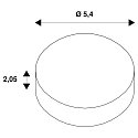 SLV ring GRIP! L, nickel