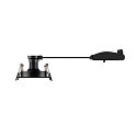 SLV Indbygnings loftlampe NEW TRIA� 155 GU10 2-flammer, drejelig, firkantet GU10 IP20, sort d�mpbar