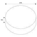 SLV reflector HIGHBAY C 400 / � 48CM PC, transparent