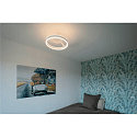 SLV V�g- og Loftlampe ONE PHASE �40CM up / down, CCT Switch, ringform IP20, hvid mat d�mpbar