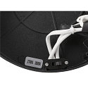SLV V�g- og Loftlampe ONE PHASE � 40CM up / down, CCT Switch, ringform IP20, sort mat d�mpbar