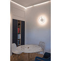 SLV V�g- og Loftlampe ONE DALI �40CM up / down, DALI styrbar, CCT Switch, ringform IP20, hvid d�mpbar