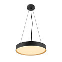 SLV wall and ceiling luminaire DECONA PHASE round, CCT Switch IP44, gold, black dimmable