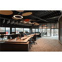 SLV pendant luminaire MEDO� RING 60 DALI for VDU workstation, DALI controllable, CCT Switch IP20, black dimmable