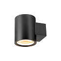 SLV Væglampe OCULUS PHASE DTW UP/DOWN rund, Dim-To-Warm, justerbar IP20, bronze dæmpbar