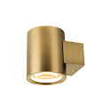SLV Væglampe OCULUS PHASE DTW UP/DOWN rund, Dim-To-Warm, justerbar IP20, messing børstet dæmpbar