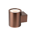 SLV Væglampe OCULUS PHASE DTW UP/DOWN rund, Dim-To-Warm, justerbar IP20, kobber dæmpbar