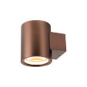 SLV Væglampe OCULUS PHASE DTW UP/DOWN rund, Dim-To-Warm, justerbar IP20, kobber dæmpbar