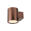SLV Væglampe OCULUS PHASE DTW UP/DOWN rund, Dim-To-Warm, justerbar IP20, kobber dæmpbar