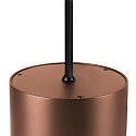 SLV Pendel OCULUS PHASE DTW PVD rund, Dim-To-Warm, justerbar IP20, kobber dæmpbar