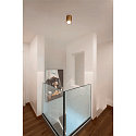 SLV ceiling luminaire OCULUS PHASE DTW round, Dim-To-Warm, adjustable, with lens optics IP20, brushed brass dimmable