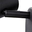 SLV wall and ceiling luminaire NOBLO� SINGLE PHASE DTW 1 flame, round, Dim-To-Warm IP20, black dimmable